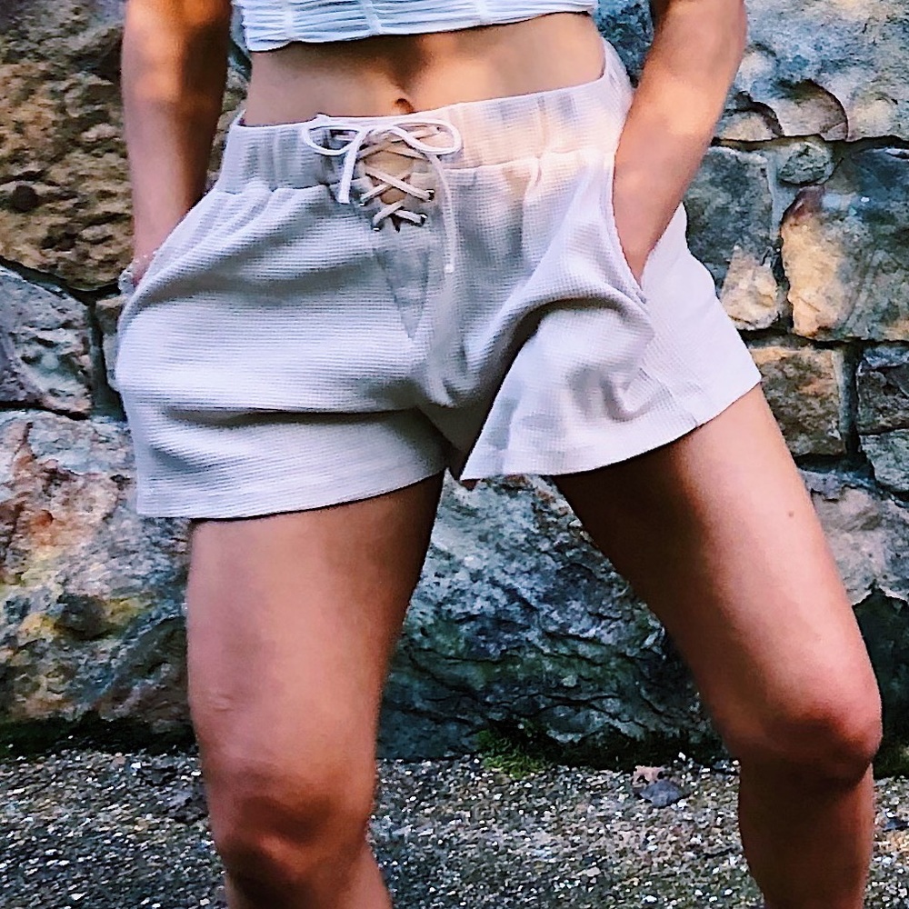 Soft tan shorts